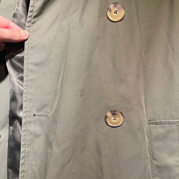 Mango MNG Polana Olive Green Belted Trench Coat *Minor Defects* - Picture 13 of 16